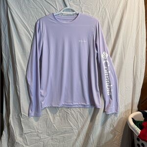 Columbia Womens Lavender Long Sleeve Tee